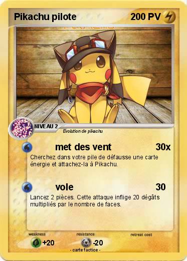 Pokemon Pikachu pilote