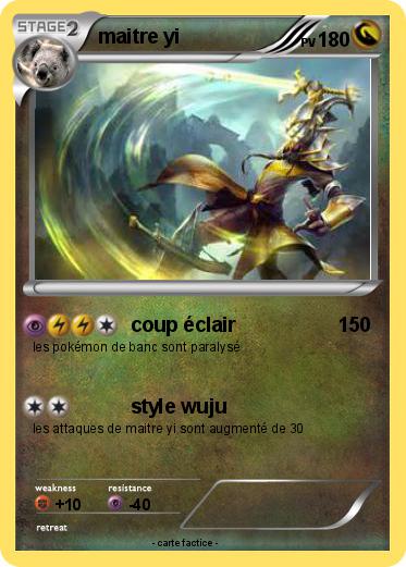 Pokemon maitre yi