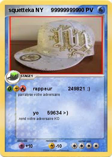 Pokemon squetteka NY     999999999