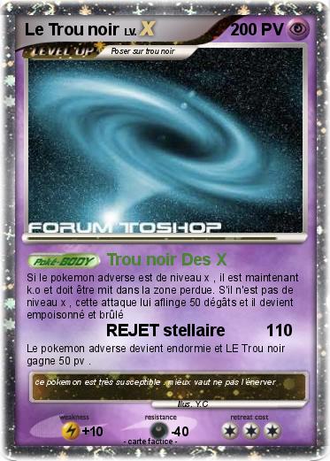Pokemon Le Trou noir