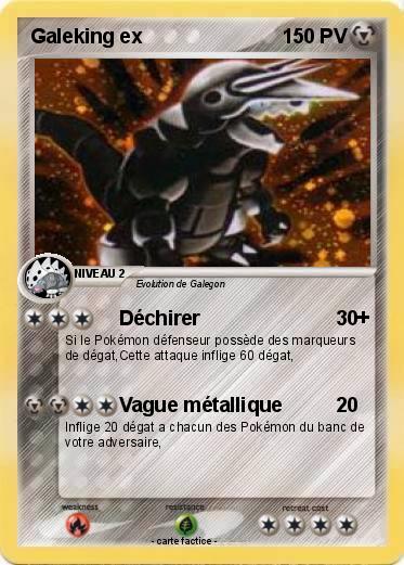 Pokemon Galeking ex