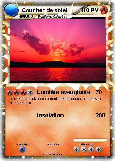 Pokemon Coucher de soleil