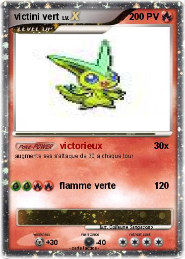 Pokemon victini vert