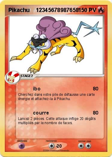 Pokemon Pikachu    12345678987658
