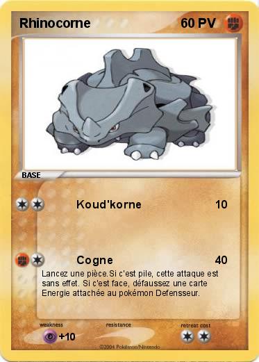 Pokemon Rhinocorne