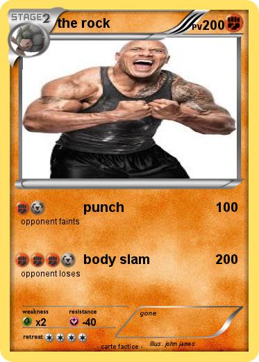 Pokemon the rock