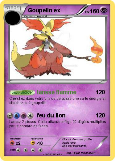 Pokemon Goupelin ex
