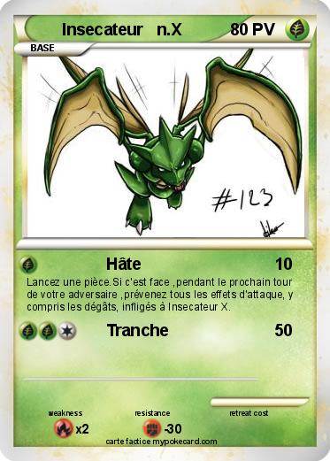 Pokemon Insecateur   n.X