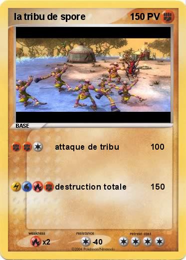 Pokemon la tribu de spore