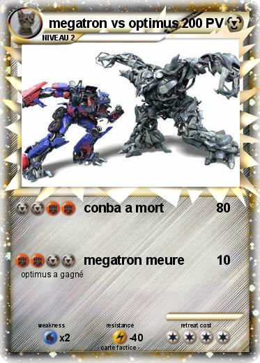 Pokemon megatron vs optimus