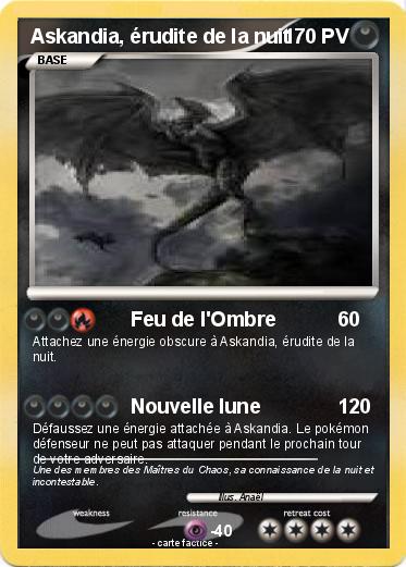 Pokemon Askandia, érudite de la nuit