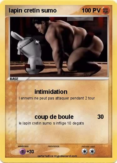 Pokemon lapin cretin sumo