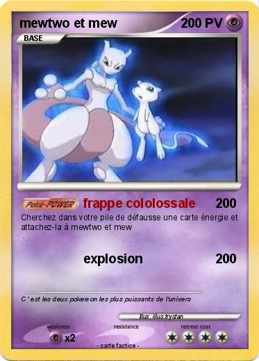 Pokemon mewtwo et mew