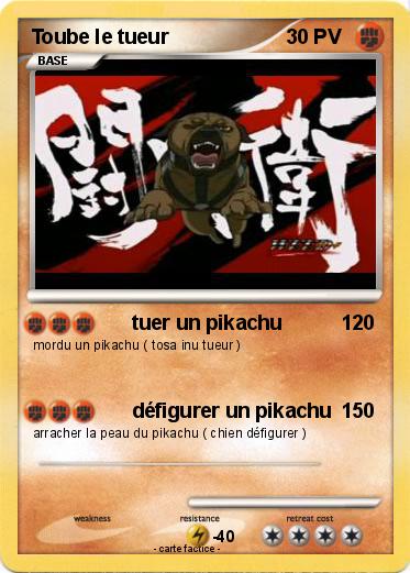 Pokemon Toube le tueur