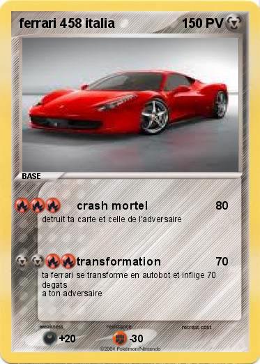 Pokemon ferrari 458 italia