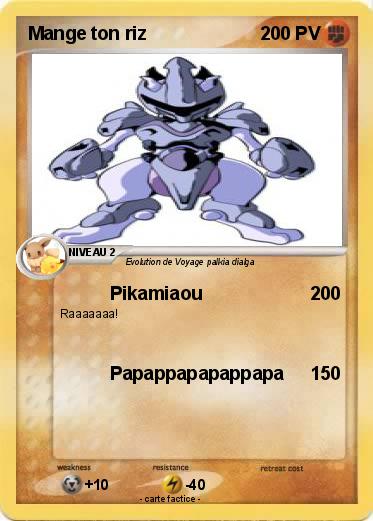 Pokemon Mange ton riz
