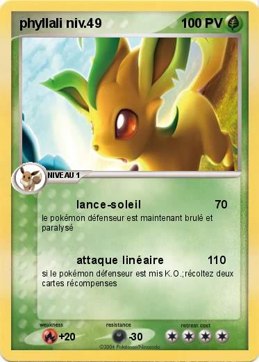 Pokemon phyllali niv.49