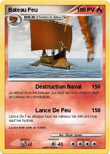 Pokemon Bateau Feu