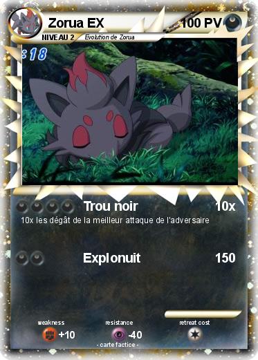 Pokemon Zorua EX