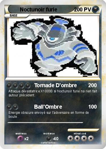 Pokemon Noctunoir furie