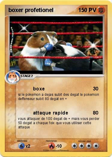 Pokemon boxer profetionel
