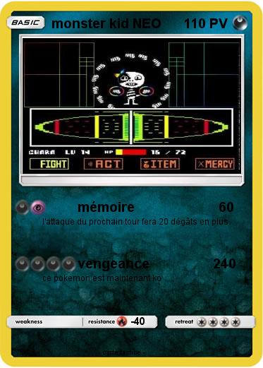 Pokemon monster kid NEO