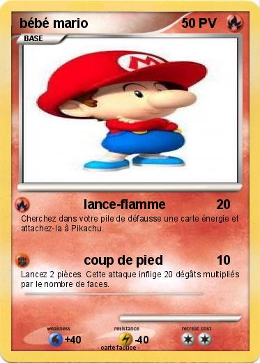 Pokemon bébé mario