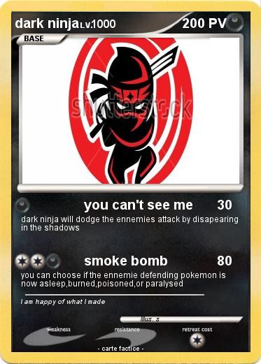 Pokemon dark ninja