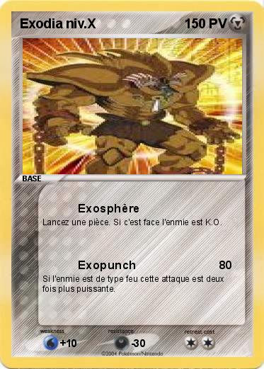 Pokemon Exodia niv.X