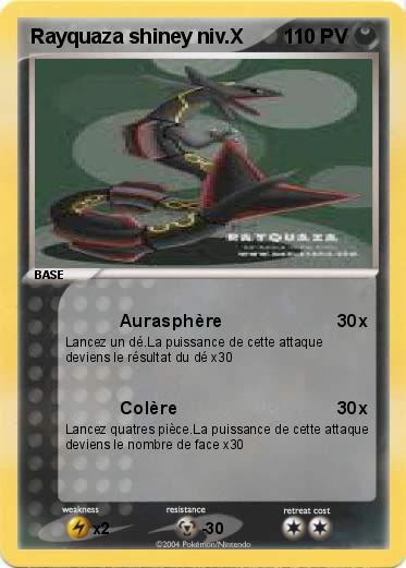 Pokemon Rayquaza shiney niv.X