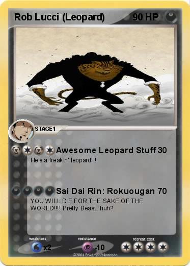 Pokemon Rob Lucci (Leopard)