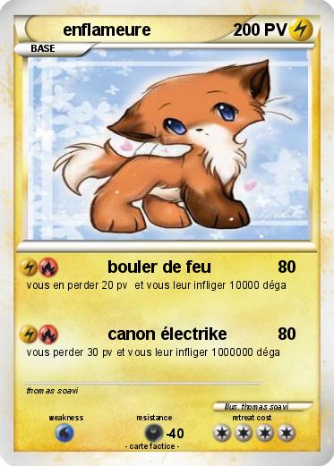 Pokemon enflameure