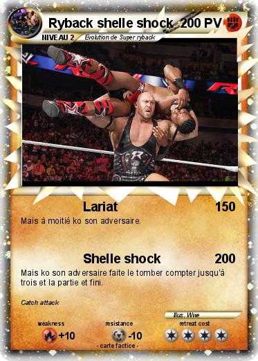 Pokemon Ryback shelle shock
