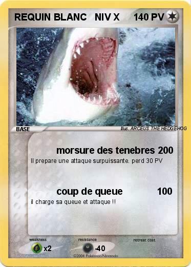 Pokemon REQUIN BLANC   NIV X