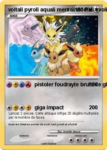 Pokemon voltali pyroli aquali mentali noctali evoli ex