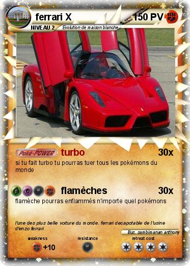 Pokemon ferrari X