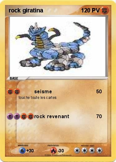 Pokemon rock giratina