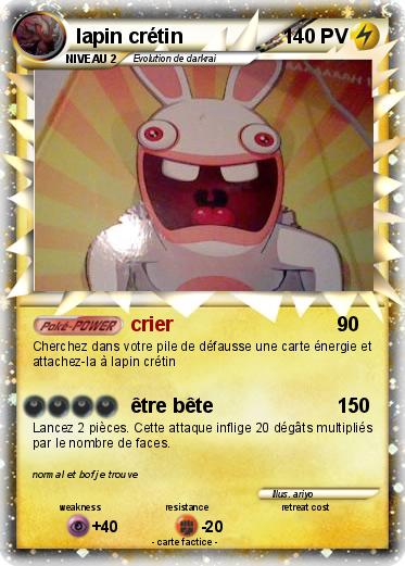 Pokemon lapin crétin