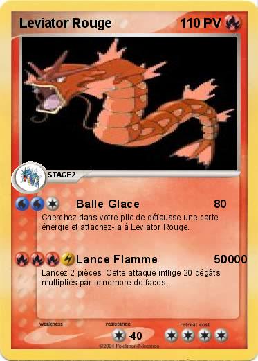 Pokemon Leviator Rouge