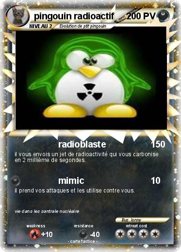 Pokemon pingouin radioactif