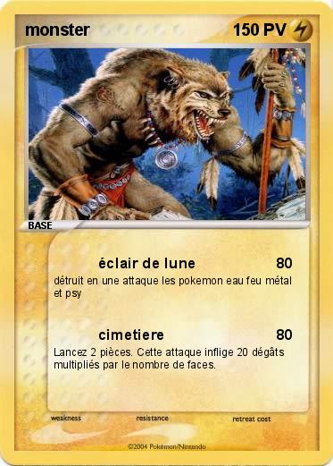 Pokemon monster