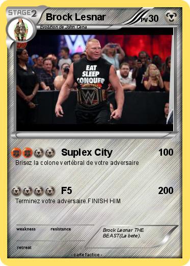 Pokemon Brock Lesnar