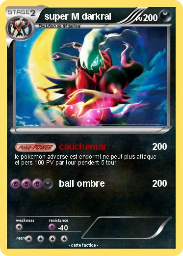 Pokemon super M darkrai