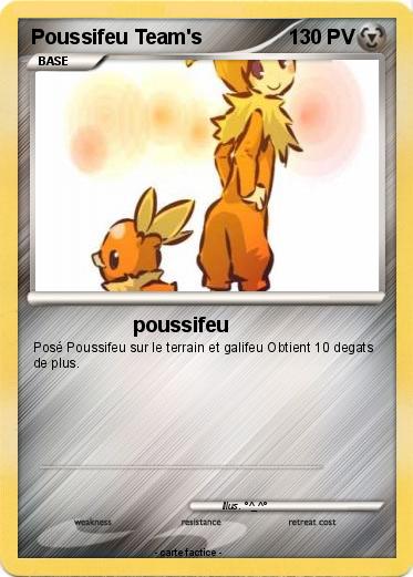 Pokemon Poussifeu Team's