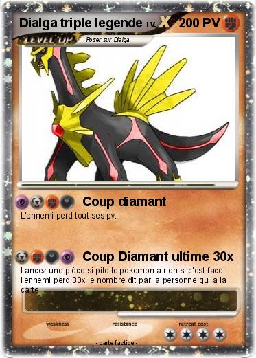 Pokemon Dialga triple legende
