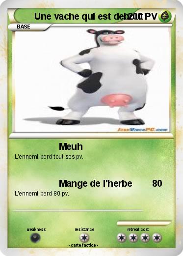 Pokemon Une vache qui est debout