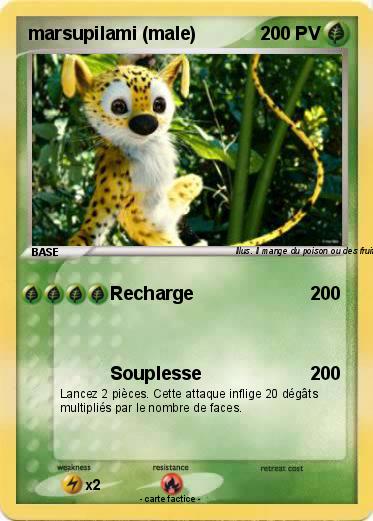 Pokemon marsupilami (male)