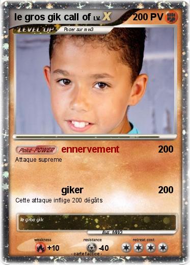 Pokemon le gros gik call of