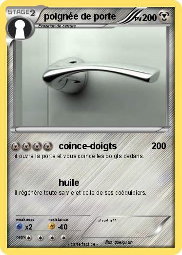 Pokemon poignée de porte