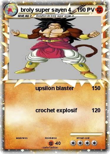 Pokemon broly super sayen 4